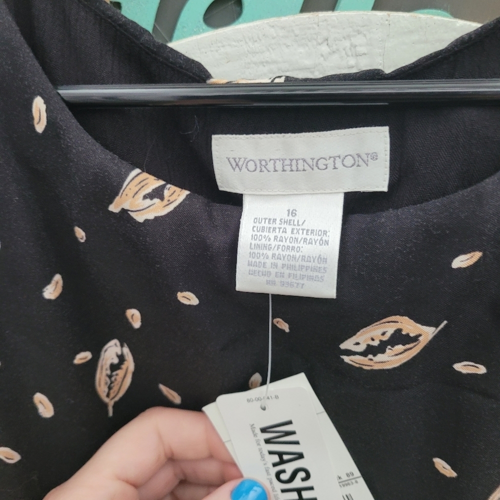 NWT Worthington VINTAGE dress 90s NEW - Picture 4 of 6